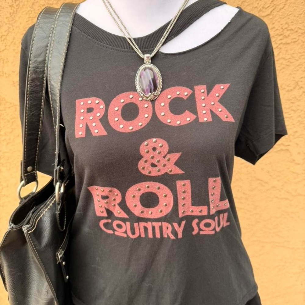 black idyllwind rock and roll country soul graphic tee - Picture 2 of 5